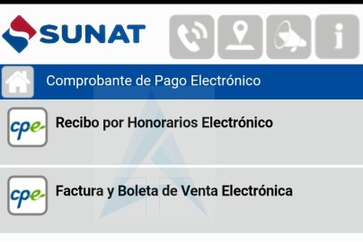 4.Tramites desde la aplicacion movil de la SUNAT