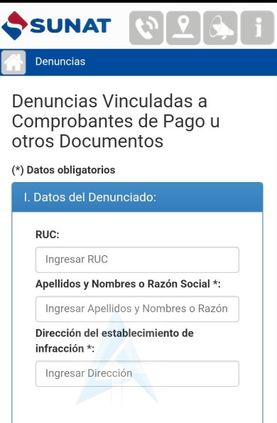 9.Tramites desde la aplicacion movil de la SUNAT