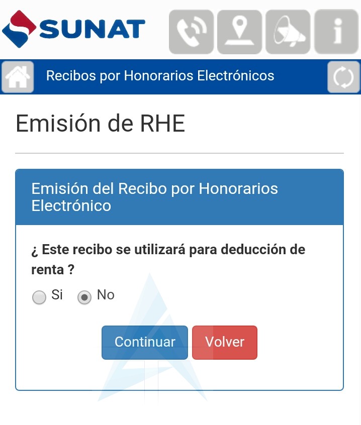 Emisión de Recibo por honorario desde el celular – Tributación Simple