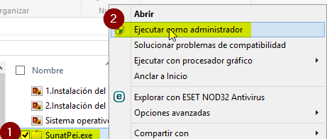 0.Instalación del programa de envío de información - PEI
