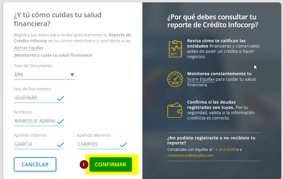 2 REPORTE DE DEUDA INFOCORP