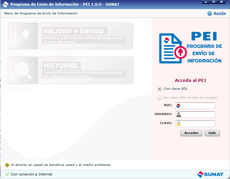 3.Instalación del programa de envío de información - PEI